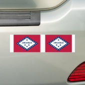 Autocollant De Voiture Drapeau de l'État de l'Arkansas (En voiture)
