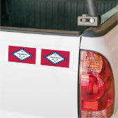 Autocollant De Voiture Drapeau de l'État de l'Arkansas (Sur camion)