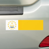 Autocollant De Voiture Drapeau de l'État de Rhode Island (En voiture)