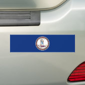 Autocollant De Voiture Drapeau de l'État de Virginie (En voiture)