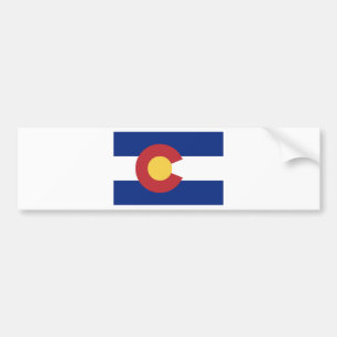 Autocollant De Voiture Drapeau de l'état du Colorado