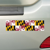Autocollant De Voiture Drapeau de l'État du Maryland (En voiture)