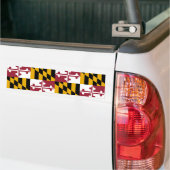 Autocollant De Voiture Drapeau de l'État du Maryland (Sur camion)