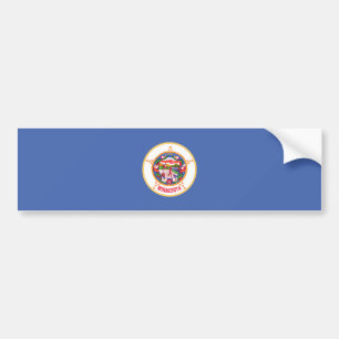 Autocollant De Voiture Drapeau de l'État du Minnesota