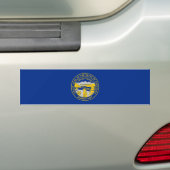 Autocollant De Voiture Drapeau de l'État du Nebraska (En voiture)