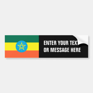 Autocollant De Voiture Drapeau de l'Ethiopie