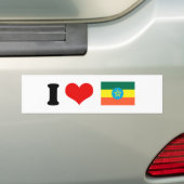 Autocollant De Voiture Drapeau de l'Ethiopie (En voiture)