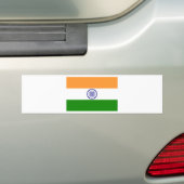 Autocollant De Voiture Drapeau de l'Inde (En voiture)