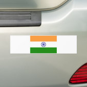 Autocollant De Voiture Drapeau de l'Inde (En voiture)