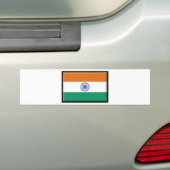 Autocollant De Voiture Drapeau de l'Inde (En voiture)