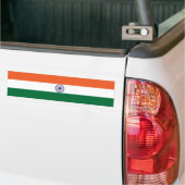 Autocollant De Voiture Drapeau de l'Inde (Sur camion)