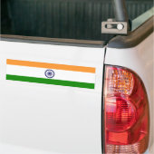 Autocollant De Voiture Drapeau de l'Inde (Sur camion)