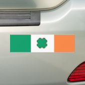 Autocollant De Voiture Drapeau de l'Irlande Shamrock (En voiture)