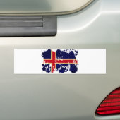 Autocollant De Voiture Drapeau de l'Islande (En voiture)