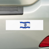 Autocollant De Voiture Drapeau de l'Israël (En voiture)