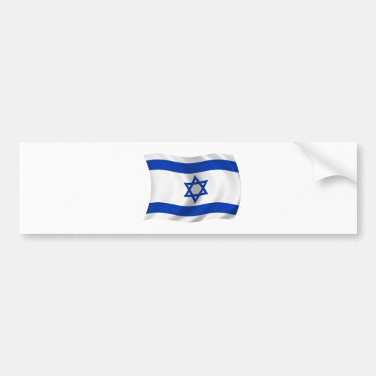 Autocollant De Voiture Drapeau de l'Israël (Devant)