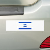 Autocollant De Voiture Drapeau de l'Israël (En voiture)