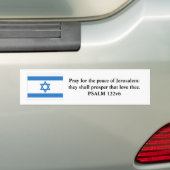 Autocollant De Voiture Drapeau de l'Israël (En voiture)