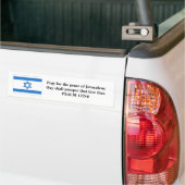 Autocollant De Voiture Drapeau de l'Israël (Sur camion)