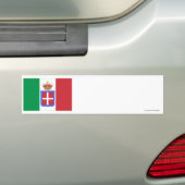 Autocollant De Voiture Drapeau de l'Italie (1861-1946) (En voiture)
