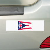 Autocollant De Voiture Drapeau de l'Ohio (En voiture)