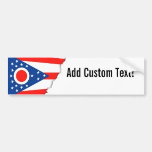 Autocollant De Voiture Drapeau de l'Ohio