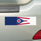 Autocollant De Voiture Drapeau de l'Ohio (En voiture)