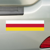 Autocollant De Voiture Drapeau de l'Ossétie du Nord (En voiture)
