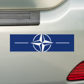 Autocollant De Voiture Drapeau de l'Otan (En voiture)