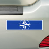 Autocollant De Voiture Drapeau de l'OTAN (En voiture)