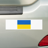 Autocollant De Voiture Drapeau de l'Ukraine (En voiture)