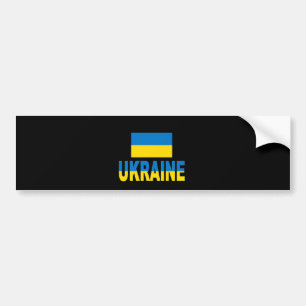 Autocollant De Voiture Drapeau de l'Ukraine