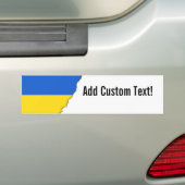 Autocollant De Voiture Drapeau de l'Ukraine (En voiture)