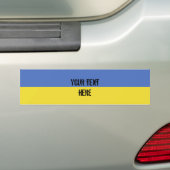 Autocollant De Voiture Drapeau de l'Ukraine (En voiture)