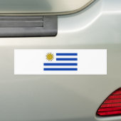 Autocollant De Voiture Drapeau de l'Uruguay (En voiture)