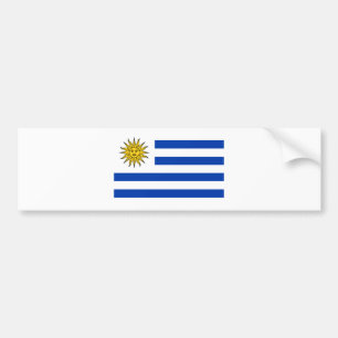 Autocollant De Voiture Drapeau de l'Uruguay