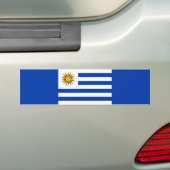 Autocollant De Voiture Drapeau de l'Uruguay (En voiture)