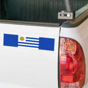 Autocollant De Voiture Drapeau de l'Uruguay