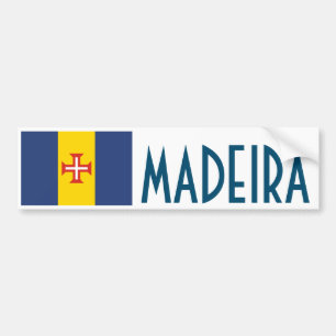 Autocollant De Voiture Drapeau de Madère, Portugal