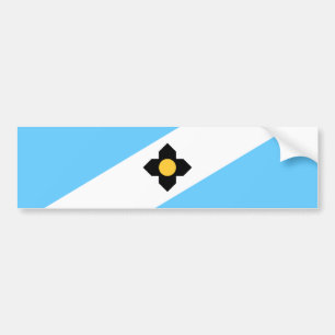 Autocollant De Voiture Drapeau de Madison (Wisconsin)