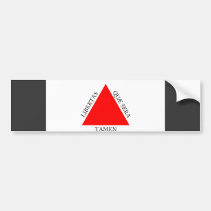 Autocollant De Voiture Drapeau de Minas Gerais du Brésil