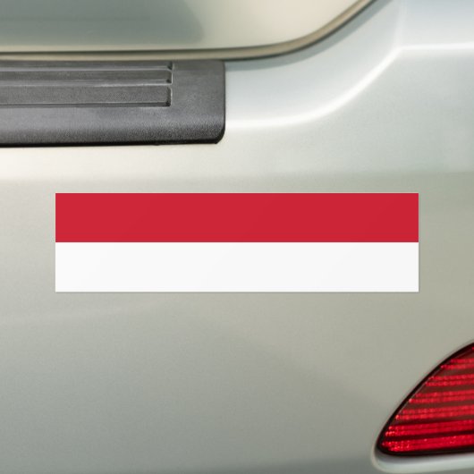 Autocollant De Voiture Drapeau de Monaco (En voiture)