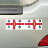 Autocollant De Voiture Drapeau de Montréal (Québec) (En voiture)