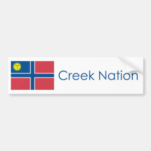Autocollant De Voiture Drapeau de nation de The Creek