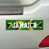 Autocollant De Voiture Drapeau de ondulation de la Jamaïque (En voiture)