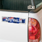 Autocollant De Voiture Drapeau de ondulation de l'Australie (Sur camion)