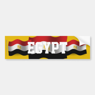 Autocollant De Voiture Drapeau de ondulation de l'Egypte