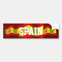 Drapeau de ondulation de l'Espagne