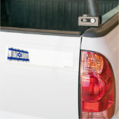 Autocollant De Voiture Drapeau de ondulation de l'Israël (Sur camion)