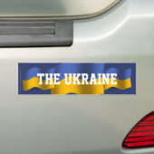 Autocollant De Voiture Drapeau de ondulation de l'Ukraine (En voiture)